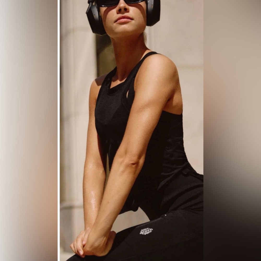 NWT FP movement by free people Athletic Black Tank Top